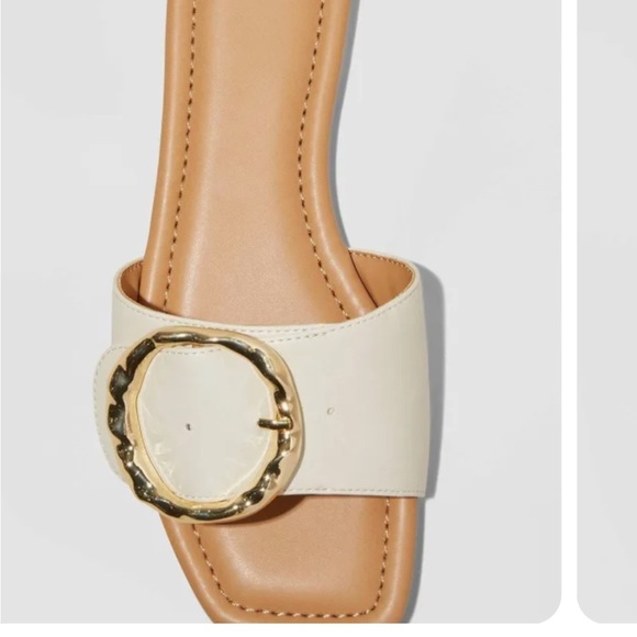 Women's Bennie Buckle Slide
Sandals with Memory Foam Insole
- A New Day new - Picture 2 of 5